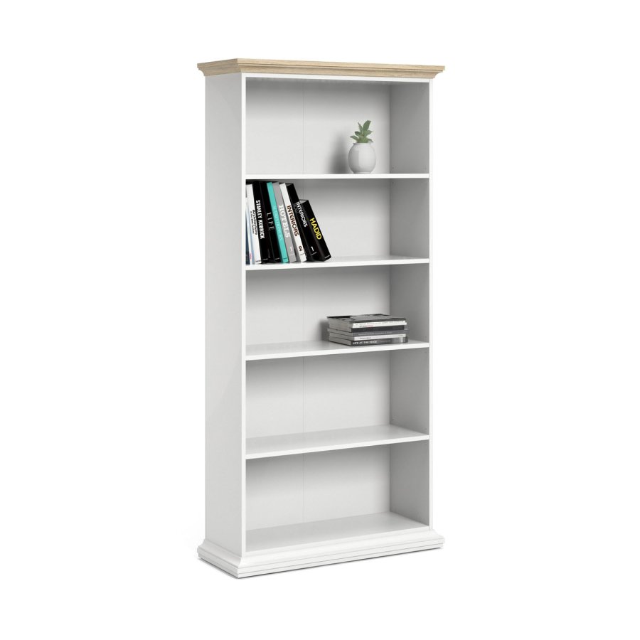 
TVILUM paris reol - hvidt træ, 4 hylder
