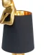 KARE DESIGN Animal Rabbit bordlampe - sort hr og guld polyresin/stl