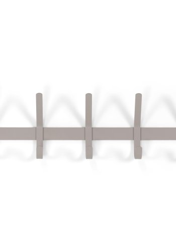 SPINDER DESIGN Dexter 5 knagerkke, m. 5 knager - silky taupe stl