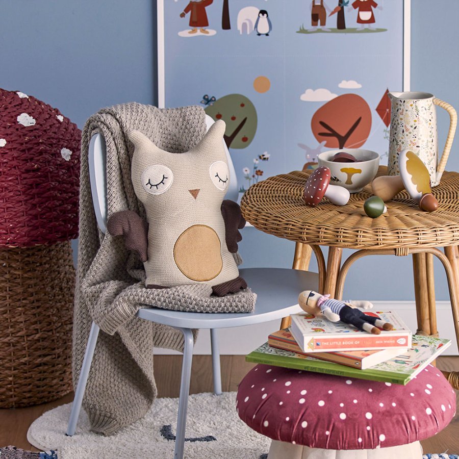 BLOOMINGVILLE MINI Griffin Tppe, Natur, Bomuld W: 82cm, H: 57cm