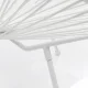 KARE DESIGN Acapulco White lnestol/havestol - hvid polyethylen og stl