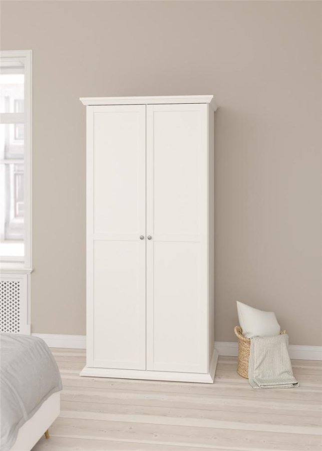 TVILUM North Garderobeskab, Hvid, 95,7 x 63,1 x 200 cm