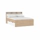 TVILUM Ikast Bett mit 2 Schubladen 140x190, Jackson Hickory/Weiß, 149,8 x 206 x 96,8 cm