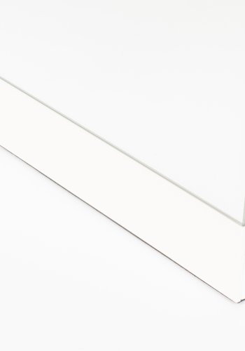 WHITE LABEL LIVING Stand Speil gulvspeil, rektangulrt - speilglass og hvitt stl (147,5x30,5)