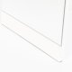 WHITE LABEL LIVING Stand Speil gulvspeil, rektangulrt - speilglass og hvitt stl (147,5x30,5)