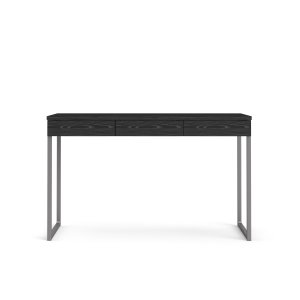 TVILUM Function Plus skrivebord - svart ask, m. 3 skuffer 