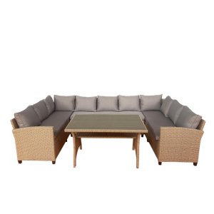 Ventura 9 pers. udend�rs lounge sofas�t - natur rattan