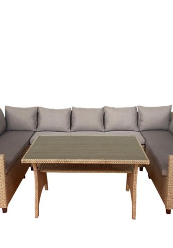 Ventura 9 pers. udend�rs lounge sofas�t - natur rattan