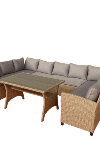 Ventura 9 pers. udend�rs lounge sofas�t - natur rattan