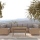 Ventura 9 pers. udend�rs lounge sofas�t - natur rattan