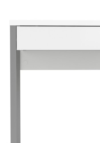 TWILUM Function Plus skrivebord - hvit hyglans, m. 2 skuffer 