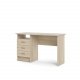 TVILUM Function Plus Schreibtisch - Eichenstruktur, mit 3 Schubladen 