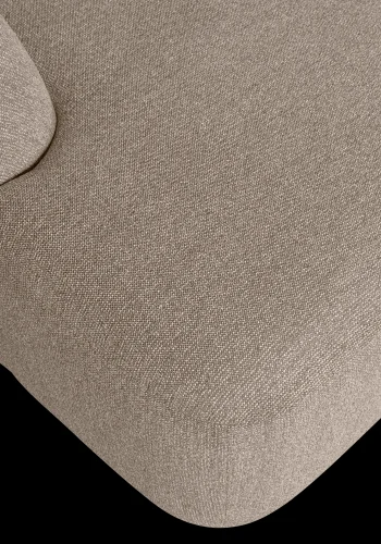 WOOOD Sloping U-formet sofa - natur meleret chenille stof