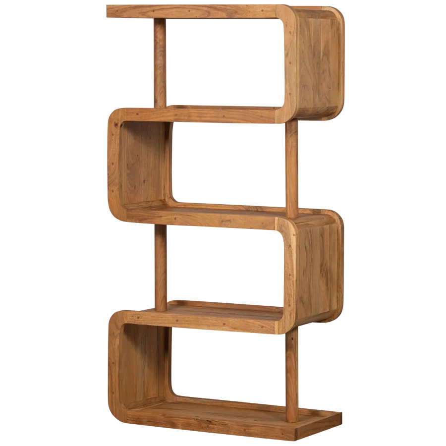 WOOOD Rattle reol - natur akacietr