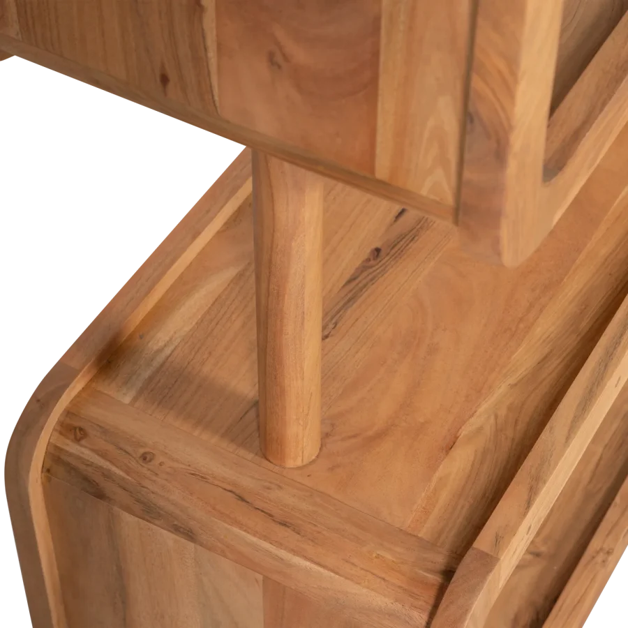 WOOOD Rattle reol - natur akacietr