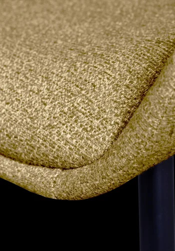 WOOOD Parade spisebordsstol - sennep meleret stof og metal