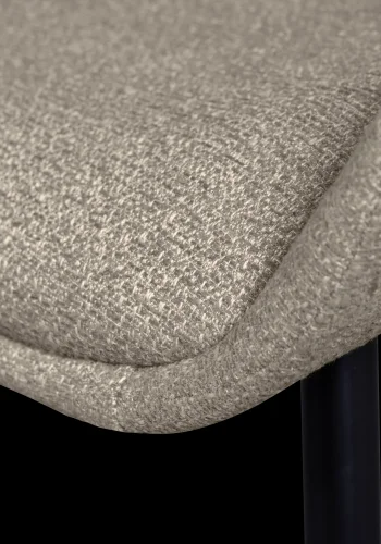 WOOOD Parade spisebordsstol - sand meleret stof og metal