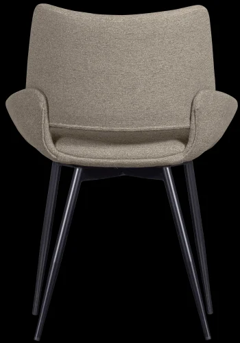 WOOOD Parade spisebordsstol - sand meleret stof og metal