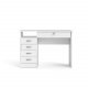 TVILUM Function Plus skrivebord - hvit, m. 5 skuffer 