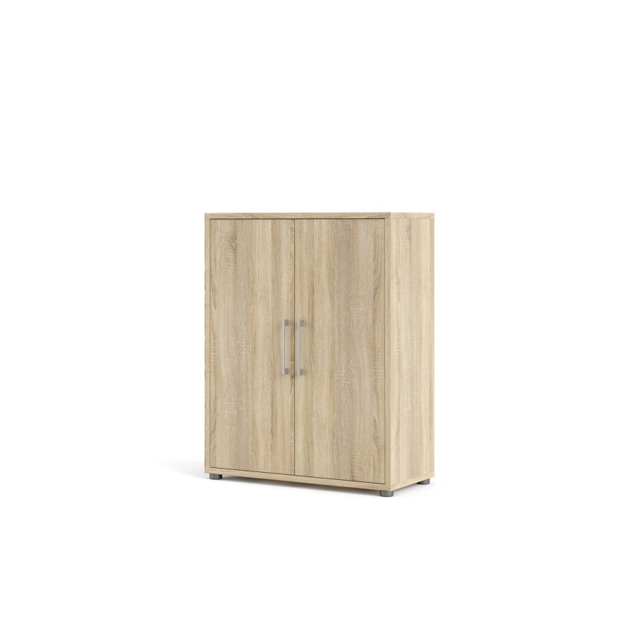 
TVILUM prima skænk - egestruktur træ, 2 låger
