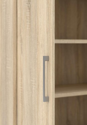 TVILUM Prima kontorbokhylle - eikestruktur, m. 2 drer 