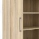TVILUM Prima kontorbokhylle - eikestruktur, m. 2 drer 