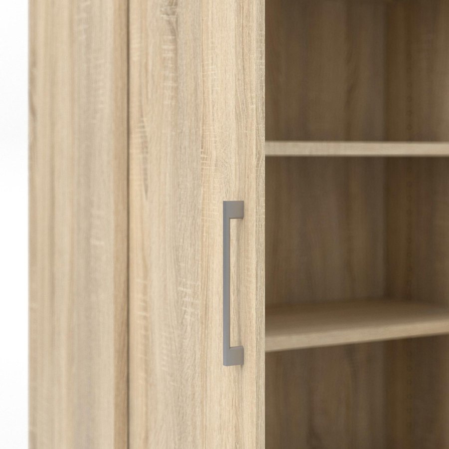 TVILUM Prima kontorbokhylle - eikestruktur, m. 2 drer 