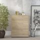 TVILUM Prima Bürokommode - Eichenstruktur, mit 4 Schubladen 