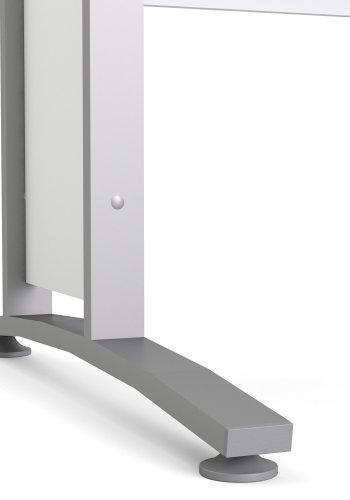 TVILUM Prima skrivebord - hvitt tre, 80x120