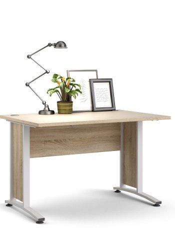 TVILUM Prima skrivebord - naturlig eik, 80x120