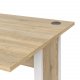 TVILUM Prima skrivebord - naturlig eik, 80x120