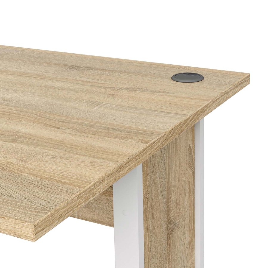 TVILUM Prima skrivebord - naturlig eik, 80x120