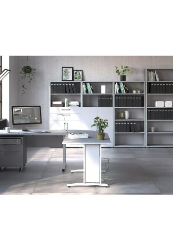 TVILUM Prima skrivebord - hvid, rektangulr (150x80)