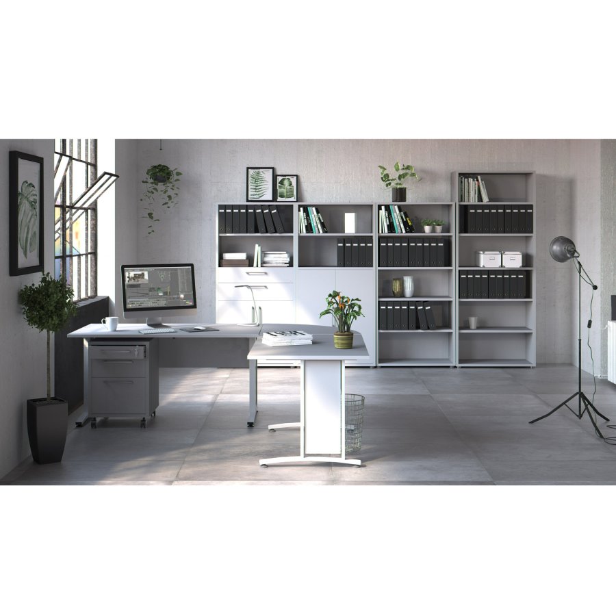 TVILUM Prima skrivebord - hvid, rektangulr (150x80)