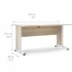 TVILUM Prima Schreibtisch - Eichenfurnier natur und weiß (150x80)