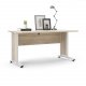 TVILUM Prima Schreibtisch - Eichenfurnier natur und weiß (150x80)