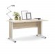 TVILUM Prima Schreibtisch - Eichenfurnier natur und weiß (150x80)