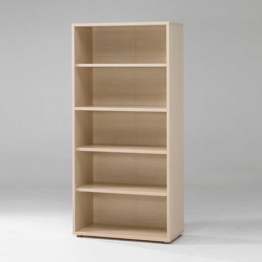 
TVILUM PRIMA reol - hvid, sort, 4 hylder
