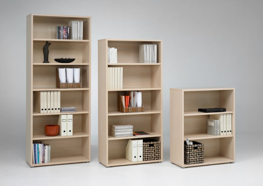 
TVILUM PRIMA reol - hvid, sort, 4 hylder
