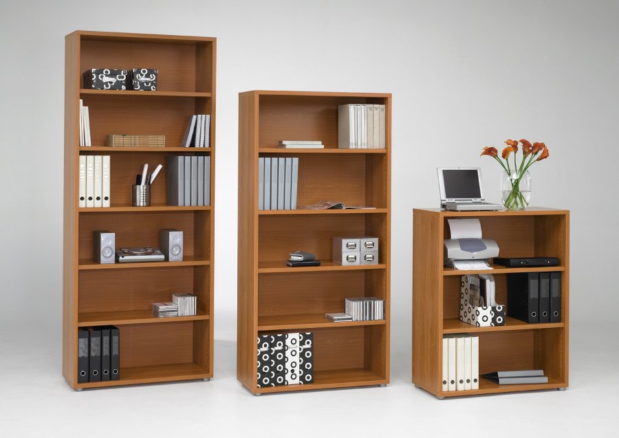 
TVILUM PRIMA reol - hvid, sort, 4 hylder
