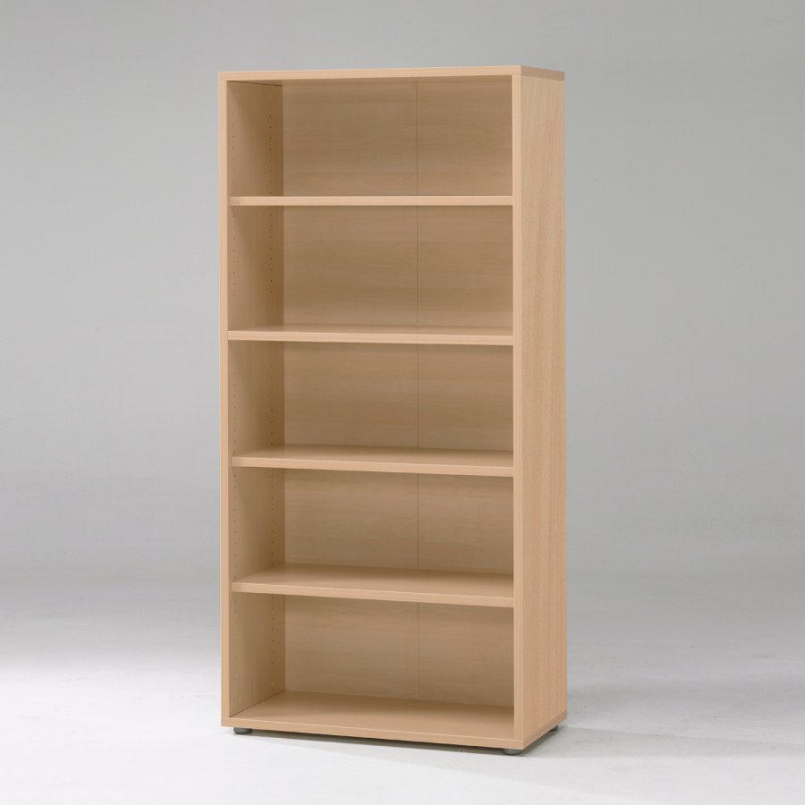 
TVILUM PRIMA reol - hvid, sort, 4 hylder
