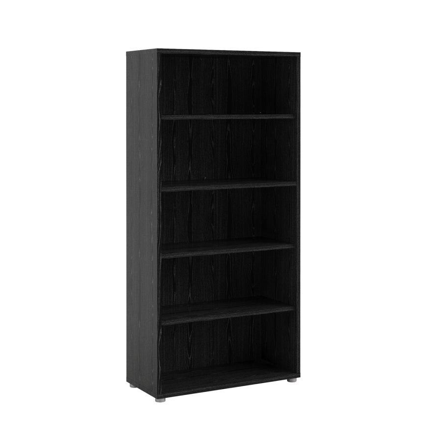 
TVILUM PRIMA reol - hvid, sort, 4 hylder
