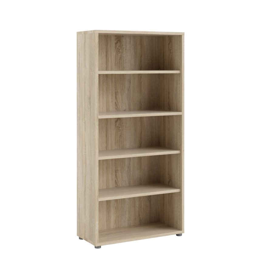 
TVILUM PRIMA reol - hvid, sort, 4 hylder
