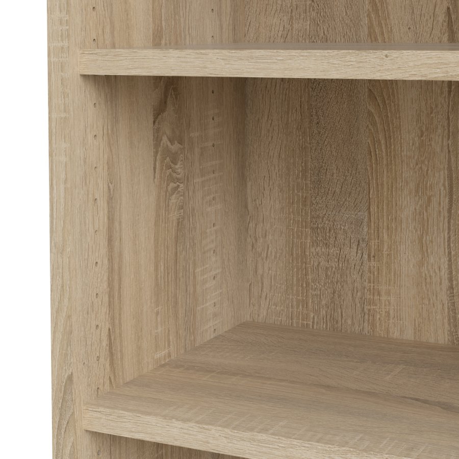 
TVILUM PRIMA reol - hvid, sort, 4 hylder
