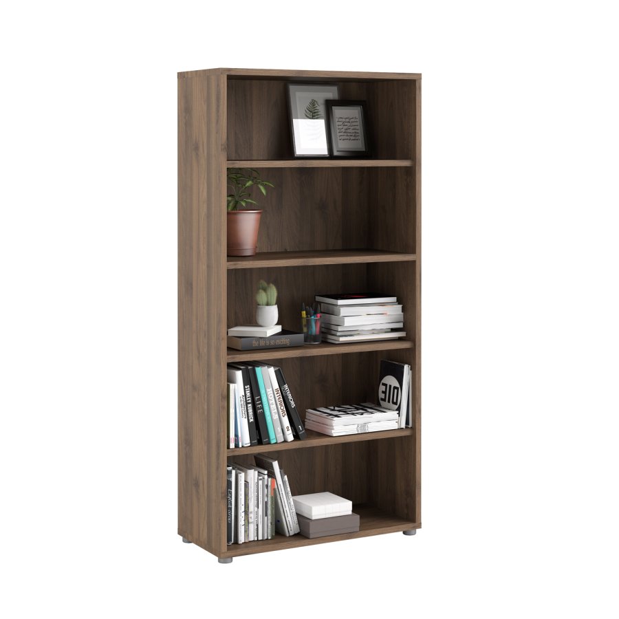 
TVILUM PRIMA reol - hvid, sort, 4 hylder
