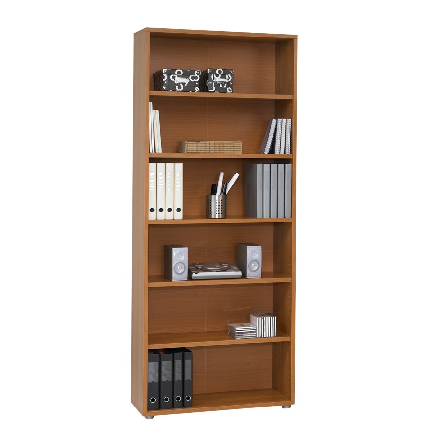 
TVILUM PRIMA reol - hvid, sort, 4 hylder
