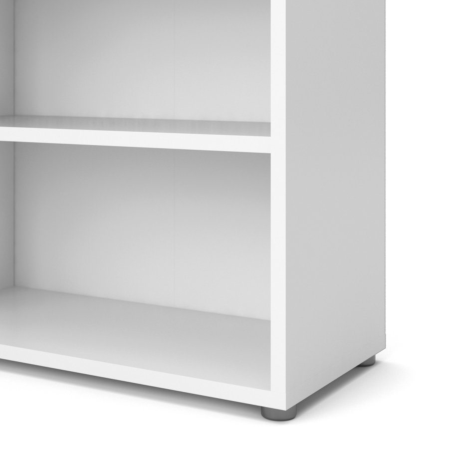 TVILUM Prima Bücherregal, mit 5 Regalen – weißes Melamin (H: 221,7 cm x 89,2 cm x 40,1 cm)