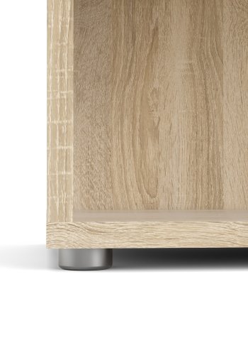 TVILUM Prima Bücherregal, m. 5 Regalböden - Naturfolie