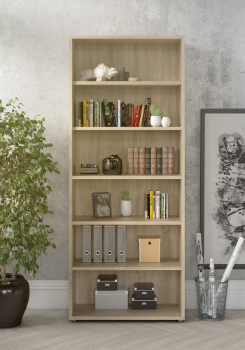 TVILUM Prima reol, m. 5 hylder - natur folie