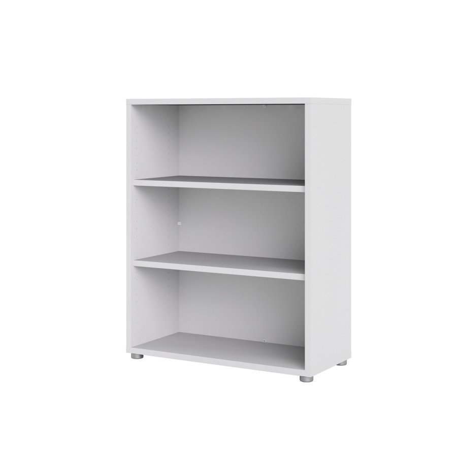 TVILUM Prima Bücherregal - weiß, mit 2 Regalen 